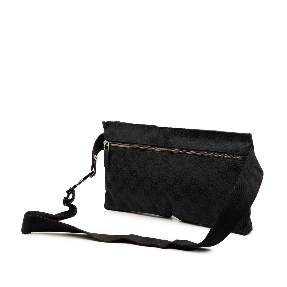 Pre-Loved Gucci GG Canvas Double Pocket Belt Bag - Picture 2 of 10